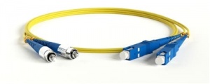 SC-FC FC-D2-9-FC/UR-SC/UR-H-1M-LSZH-YL Патч-корд волоконно-оптический Hyperline