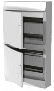 Бокс настенный ABB Mistral41 48М непрозрачная дверь с клеммным блоком