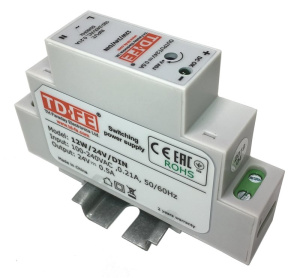 12W/24V/DIN Блок питания FARADAY