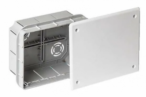 10122 Коробка распаячная для скрытой проводки 118х96х70мм Рувинил