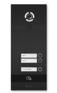BI-02FB BLACK Вызывная панель IP-домофона BAS-IP