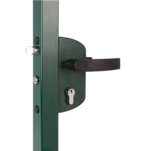 LAKZ6060 P1L (цвет: RAL 6005, зеленый) Замок механический для калиток Locinox