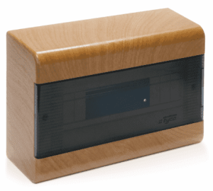 68029-38М Тусо Щит распределительный навесной ЩРн-П-9 Бук с прозрачной дверью