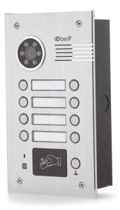 BA-08M SILVER Вызывная панель IP-домофона BA-08M SILVER BAS-IP