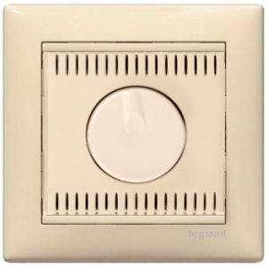 774160 Светорегулятор поворотный Слоновая кость (Крем) Legrand Valena 1000W