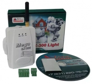 Mega SX-300-Light Контрольная панель с GSM коммуникатором MicroLine