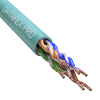 Кабель DATAREX PRO кат.5е, 4 пары U/UTP, жила 0,52, нг(А)-HF, бирюзовый, коробка 305 м