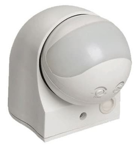 Датчик движения ИЭК ДД-010 1100Вт угол обзора 180 градусов IP44 белый