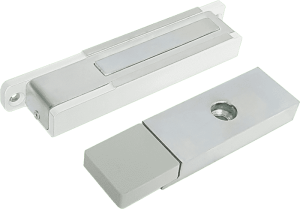 AL-150-24V Premium (белый) Замок электромагнитный ЭКСКОН