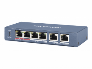 DS-3E0106P-E/M Коммутатор с питанием POE DS-3E0106P-E/M Hikvision