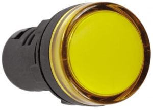 Лампа AD22DS(LED)матрица d22мм желтый 230В IEK