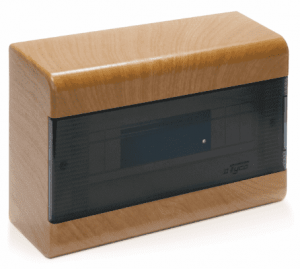 68012-38М Тусо Щит распределительный навесной ЩРн-П-12 Бук с прозрачной дверью