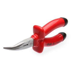 Длинногубцы изогнутые 160мм диэлектрические серии ЭКСПЕРТ КВТ