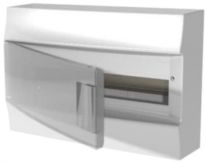 Бокс настенный ABB Mistral41 18М прозрачная дверь с клеммным блоком