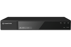 Tsr-NV08251 Сетевой 8 канальный H.265+/H.264+ регистратор для IP камер. Подключение и отображение до 8 Tantos