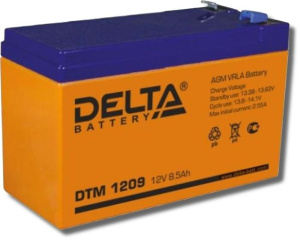 DTM 1209 Аккумулятор герметичный свинцово-кислотный Delta