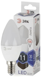 Лампа светодиодная LED Свеча B35-11W-860-E14 ЭРА