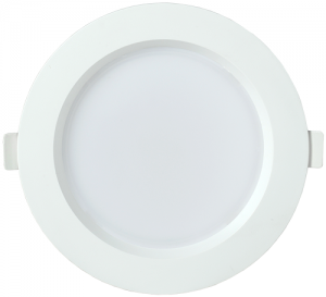 Светильник светодиодный ДВО 1704 круг 24Вт 6500K IP40 белый IEK