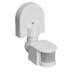 Датчик движения ИЭК ДД-008 1100Вт угол обзора 180 градусов IP44 белый