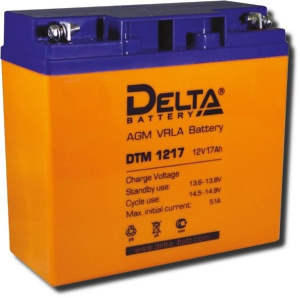 DTM 1217 Аккумулятор герметичный свинцово-кислотный Delta